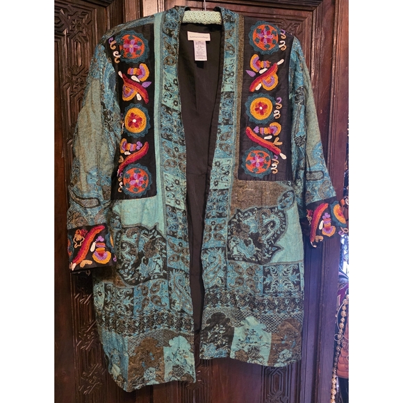 Embroidered Kimono Jacket (2x) - Picture 2 of 9
